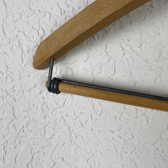 Vintage CHRISTIAN DIOR Suit Pants Blazer Outfit Wooden Hanger - Picture 3 of 7